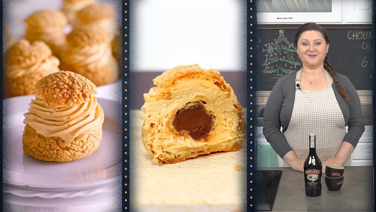 Choux au craquelin rețeta detaliată, pentru reușită sigură | Laura Laurențiu