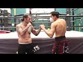 Pesaje peleas de la WKC del Consejo Mundial de Kick Boxing/Fire Sports