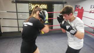 Mert Bi̇çergi̇l Di̇lara Yücel Boxing Training Eski̇şehi̇r