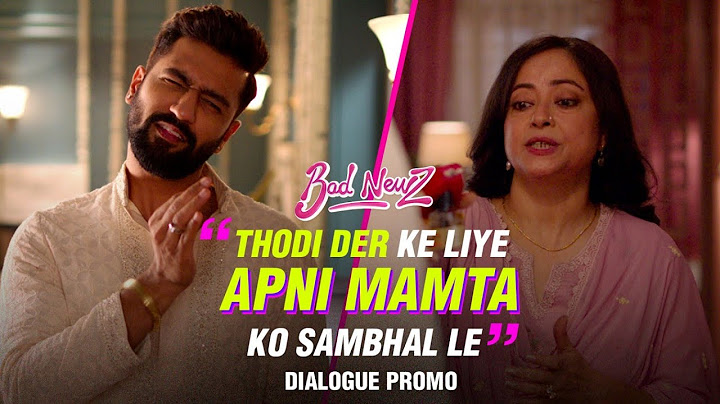 Bad Newz - Dialogue Promo 5 | Vicky Kaushal | Triptii Dimri | Ammy Virk | In cinemas now