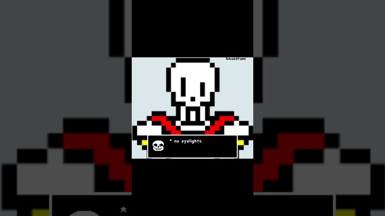 Papyrus needs glasses