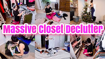 EXTREME LONG CLEANING MOTIVATION 2025 | CLOSET DECLUTTER + ORGANIZE | SPEED CLEAN WITH ME