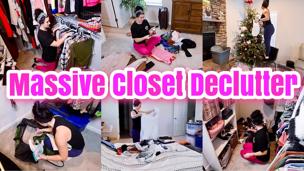 EXTREME LONG CLEANING MOTIVATION 2025 | CLOSET DECLUTTER + ORGANIZE ...