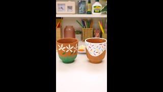 Teacher Appreciation Week - Painted Flower Pots