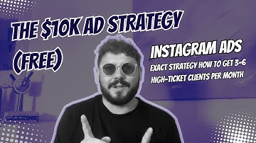 How I Use Instagram Ads To Get 5-10+ High-Ticket Clients A Month ($10K Strategy For FREE)