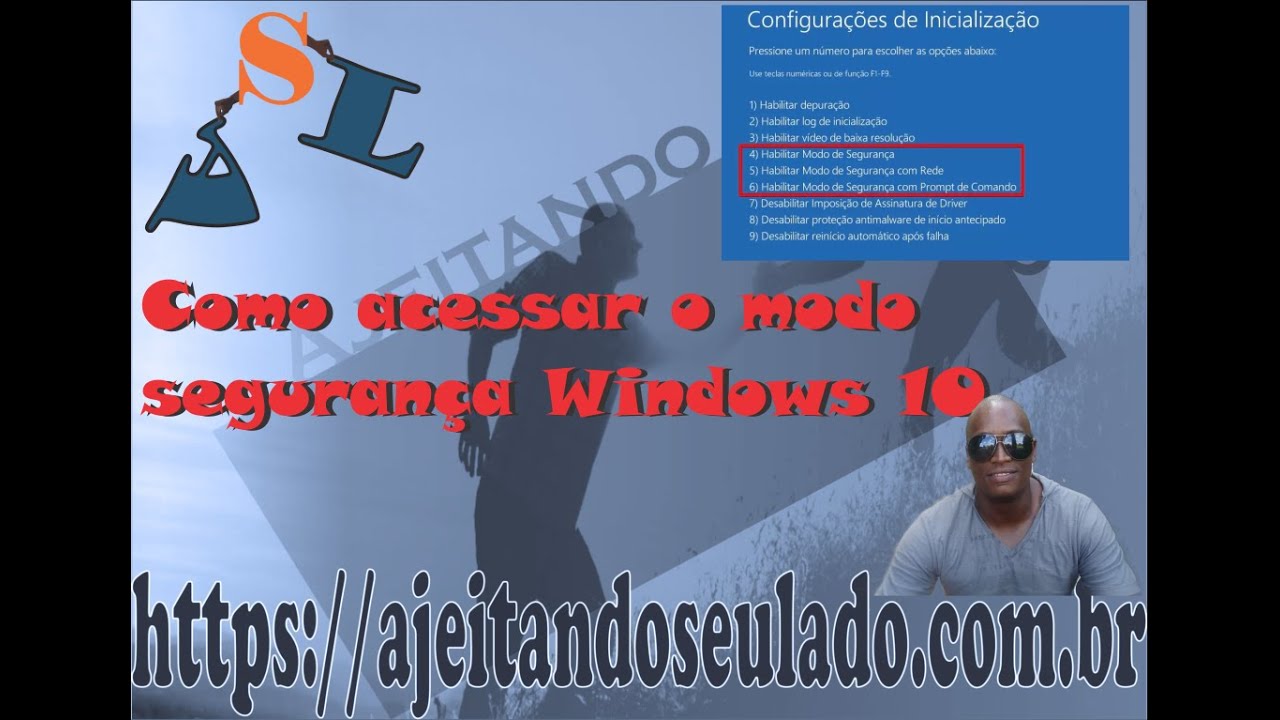 Como Acessar no Modo de Segurança win 10 - Menu Secreto Windows 10 ...