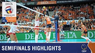 2015 Women's EuroVolley - Highlights Semi-final The Netherlands vs Turkey