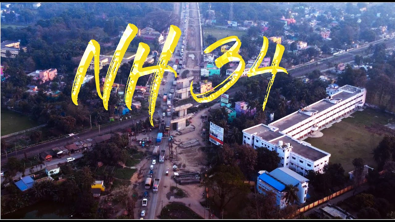 NH 34 Ranaghat | Drone View Ranaghat | Mission Gate | Convent School | NH 12
