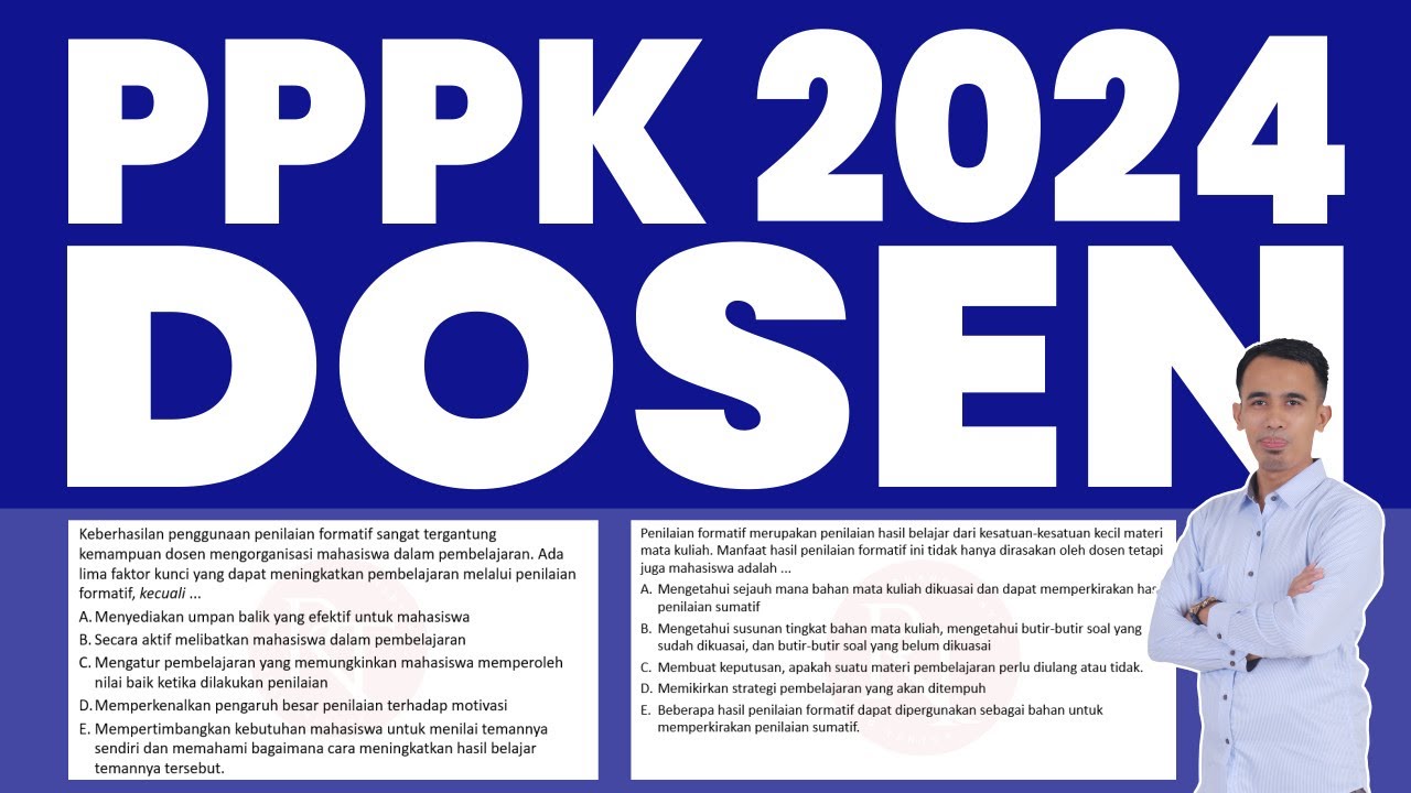 [part 24] PPPK & SKB CPNS DOSEN 2024 || BENTUK PENILAIAN FORMATIF DAN SUMATIF