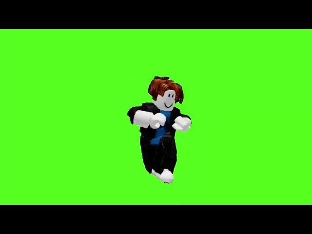 Roblox Bacon Hair Does The Default Dance Green Screen Youtube - roblox default dance green screen