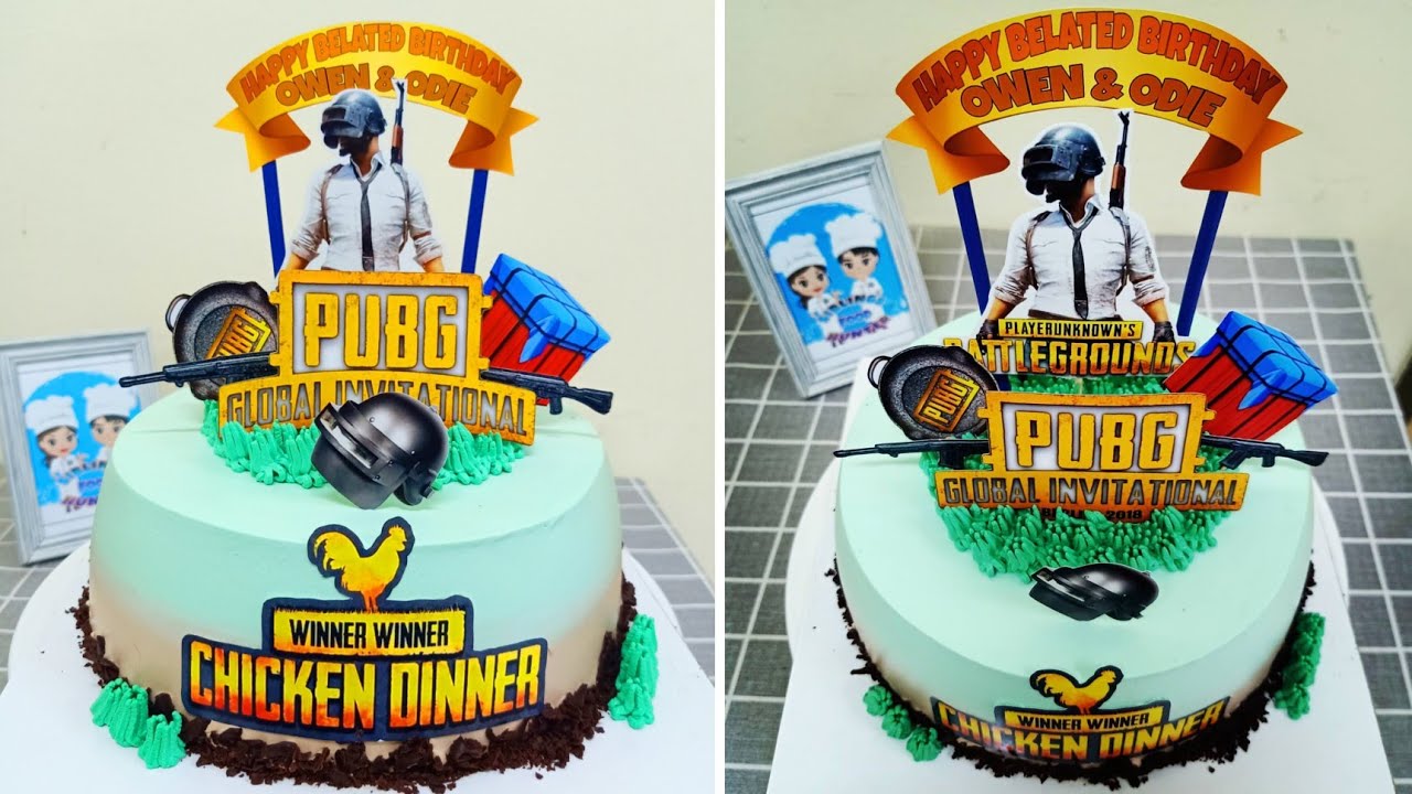 Online PUBG Gamer #1 Birthday Cake Delivery in Noida