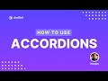 How to Use: Accordions