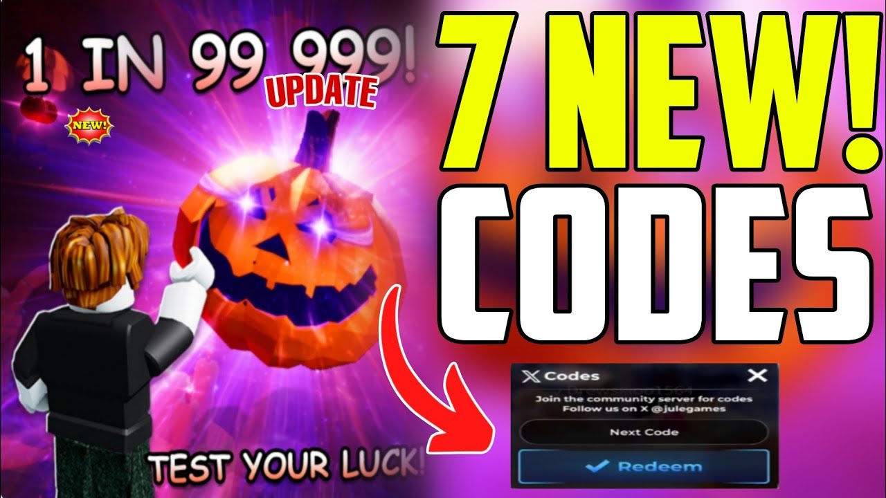 ⚠️HALLOWEEN 💥[UPDATE ]⚠️ ALL WORKING CODES FOR JULES RNG IN 2025 ...