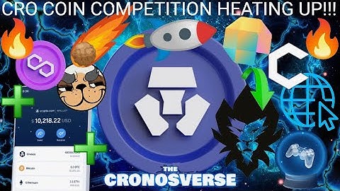 CRO COIN BREAKING NEWS WEEK!!! CRYPTO.COM COMPETITION HEATING UP! CRONOS METAVERSE COMING THIS YEAR?