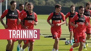 Training | Watch as the Cherries go through an intense session ahead of West Ham United clash