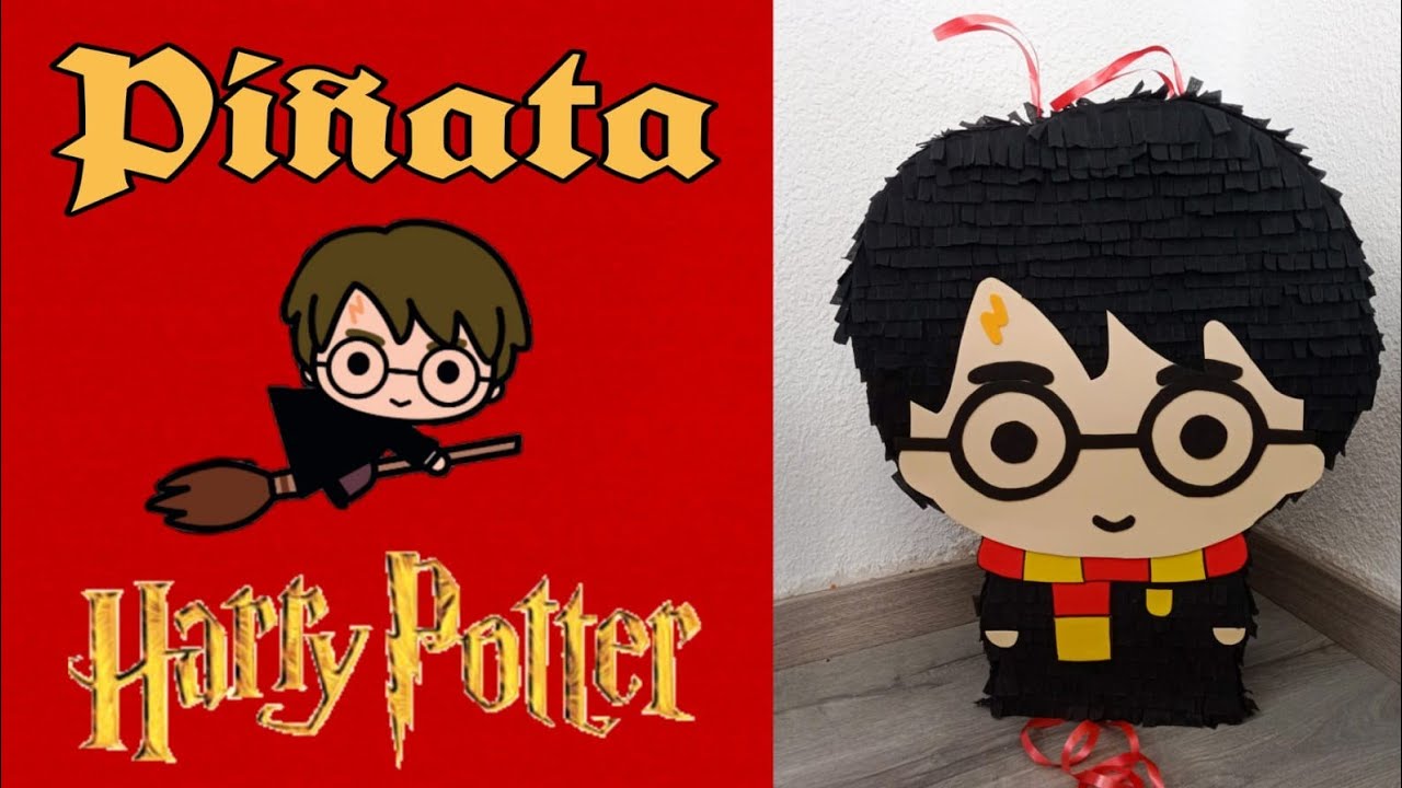 PIÑATA HARRY POTTER 🤓🧙‍♀️DIY Harry Potter🧹📖 🔮Harry Potter
