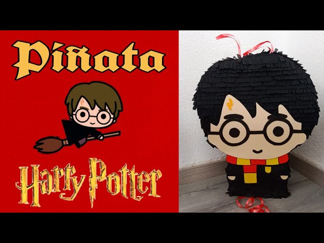 PIÑATA HARRY POTTER 🤓🧙‍♀️DIY Harry Potter🧹📖 🔮Harry Potter diy  decor🦉✨🧙‍♂️🧣 