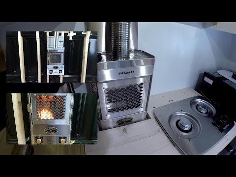Ford Transit Custom Propane Heating System DIY Camper Conversion Van w/ Dickinson  Marine P12000 - YouTube