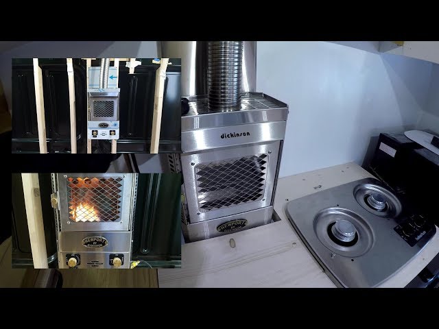 Ford Transit Custom Propane Heating System DIY Camper Conversion Van w/  Dickinson Marine P12000 - YouTube
