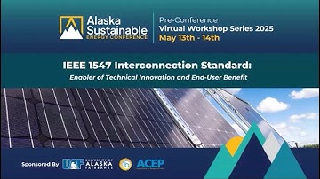 IEEE 1547 Interconnection Standard Workshop Day 1