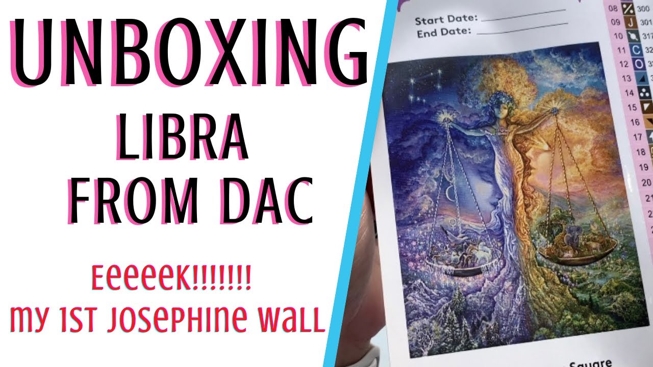 Unboxing LIBRA by Josephine Wall Diamond Art Club ⚠️ Warning ⚠️ Don