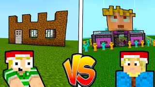 MIKKEL vs EMIL // Hvem kan bygge det flotteste FÆNGSEL I Minecraft?!