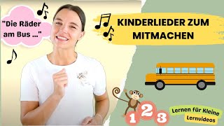 Kinderlieder zum Mitmachen - Lernen für Kleine mit Miss Josi (Lernvideos für Babys und Kleinkinder)