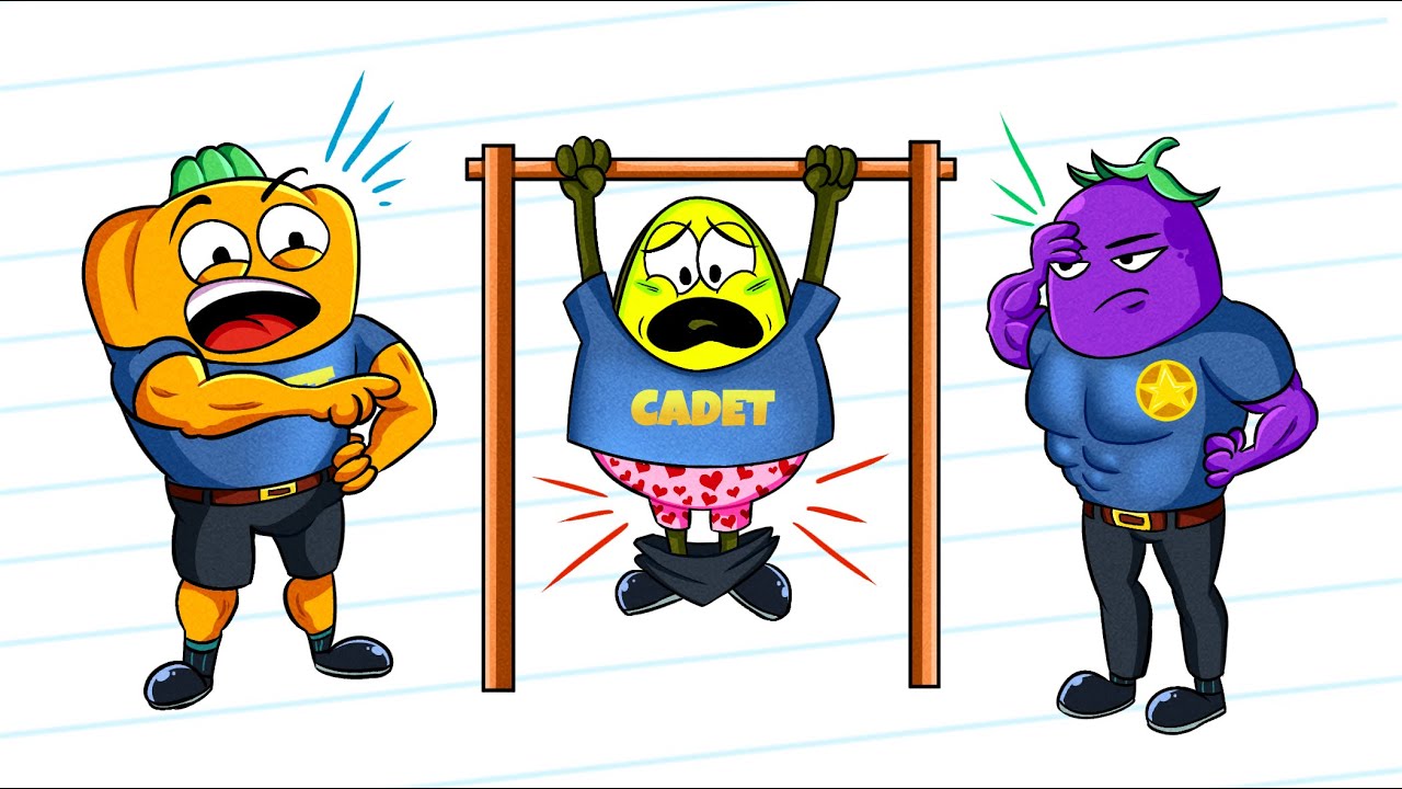 VEGETABLES GRADUATED FROM THE POLICE ACADEMY