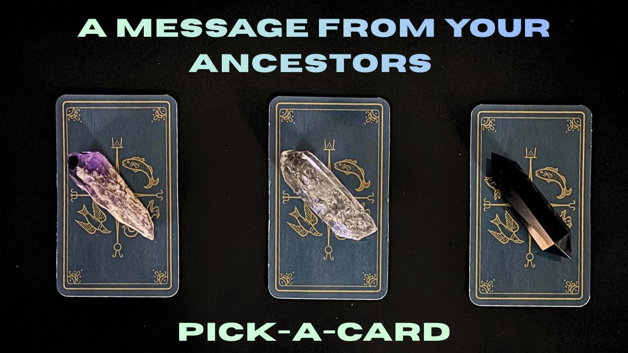 👻🎃🦇Channeled Message From Your ANCESTORS⭐️Pick-A-Card Tarot Reading⭐️