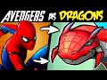 What if The AVENGERS were DRAGONS? P2 (Lore and Speedpaint)