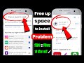 How to fix google play store free up space to install problem | not enough space problem play store
