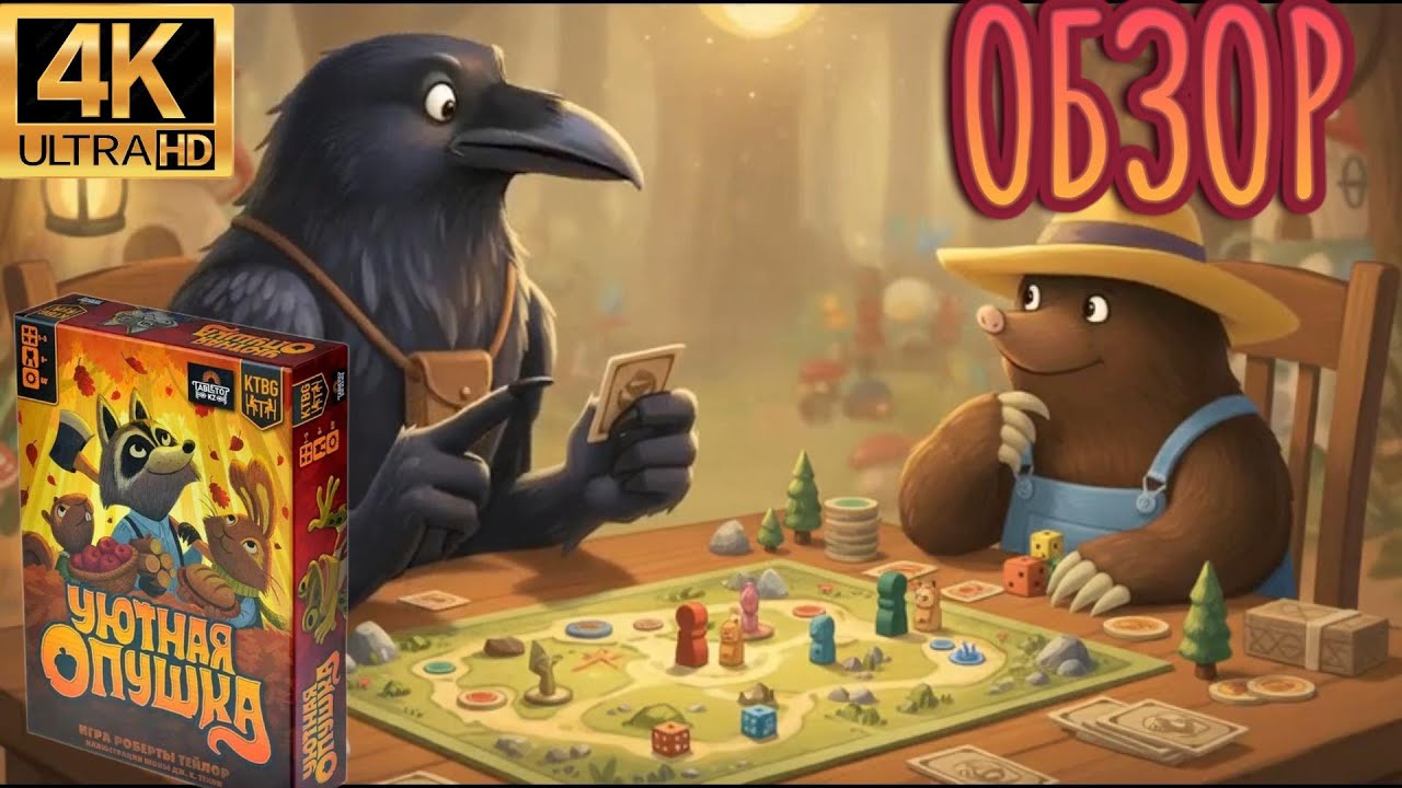 🏕️ УЮТНАЯ ОПУШКА 🏕️ ОБЗОР 🎲 Настольной Игры🎲 #LavkaGames #НастольныеИгры #япония #настолки #обзор