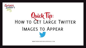 Twitter Link Image: Make your Twitter Images Large
