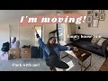 I&#39;M MOVING! || Pack with me + Empty House Tour + Moving Day and more!