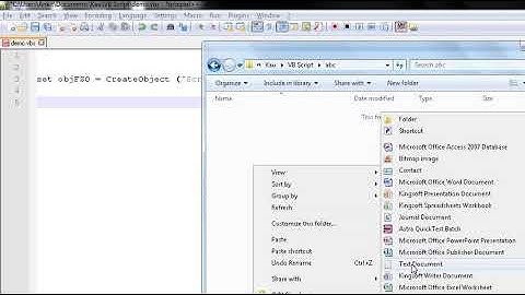 VB Script - File System Object  - Working with files
