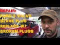 Ford F Series 5.4 3 Valve: Broken Spark Plug Removal