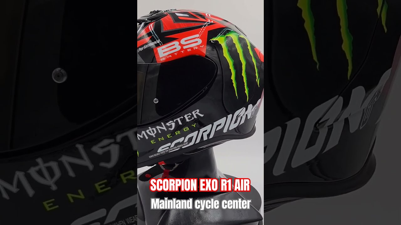 Scorpion EXO-R1 AIR ファビオクアルタラロ　モンスターヤマハ Scorpion EXO-R1 Air Full Face Helmet Fabio Quartararo