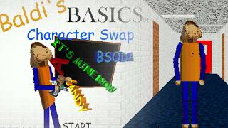 Bully Takes Over the School! Baldi's Basics Characters Swap