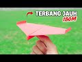Tutoriel  mini avion planeur en origami en papier  voler  180 mtres