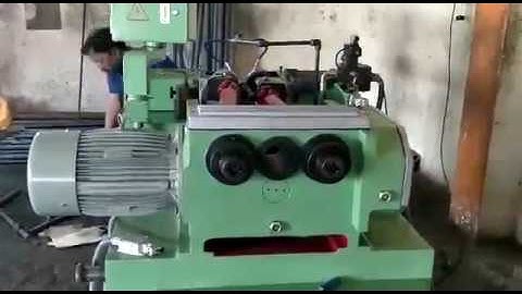 Scaffolding pipe thread rolling machine trm-24ton