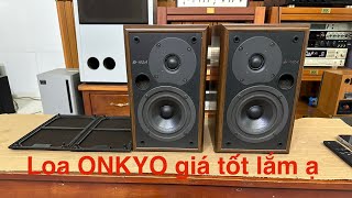 ONKYO D-102A speakers, in good condition, affordable, great sound