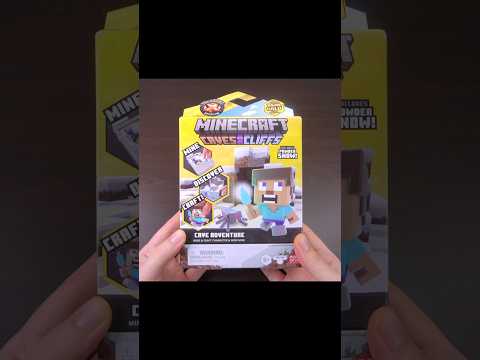 마인크래프트 케이브 어드벤쳐 더블팩 피규어 Minecraft <strong>Cave</strong> Adventure #minecraft #asmr