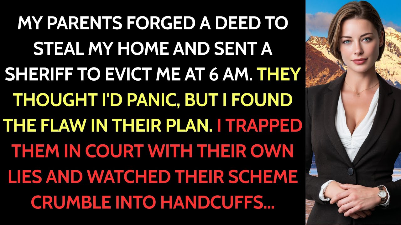 A Deputy Sheriff Showed Up at 6 AM with an Eviction Order—My Parents Filed It Behind My Back and…