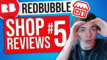 Redbubble Shop Reviews #5 - New Shops Making SALES! More Sales Tips