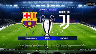 Barcelona vs juventus - uefa champions league final ucl messi ronaldo