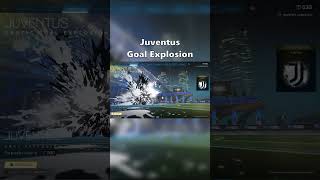 Juventus Goal Explosion in Rocket League  #rocketleague #itemshop #juventus