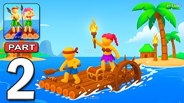 Raft Survivors - Gameplay Walkthrough Part 2 - Raft Survival Ocean Nomad (Android, iOS)