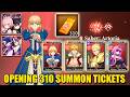 Grand Legend - 310 Summon Tickets Opening | Holy Grail Returns Anime Game