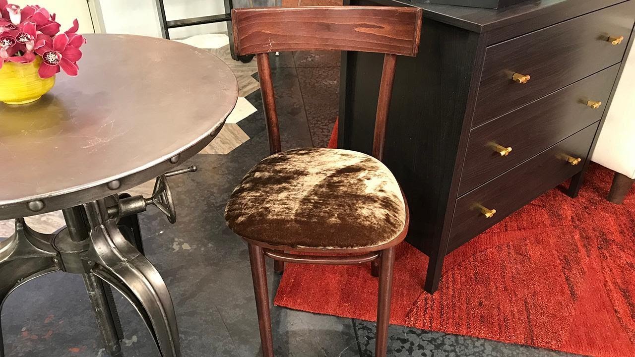 How to Reupholster a Chair With Velvet For As Little As $20 | Rachael Ray Show