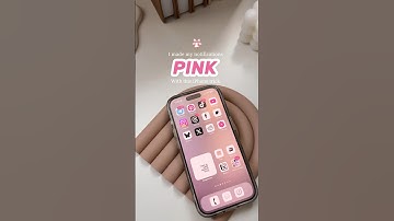 Here is a quick tutorial- How to make your iPhone notifications Pink 🎀 #iphonetips #tipsandtricks